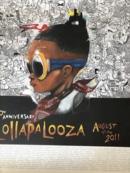 Artist: Hebru Brantley (signed). Edition: Hand signed and numbered by Hebru, edition #6/500. Notes: RARE SIGNED AND...