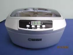 CENTRAL MACHINERY ULTRASONIC CLEANER HEATED WITH power cord WORKS GREAT