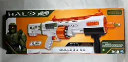 New Halo NERF Gun Shotgun Bulldog SG Dart Blaster Pump Action Foam Dart Gun. New, with DLC