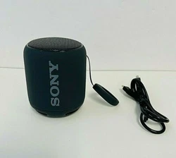 Sony SRS-XB10 Portable Bluetooth Speaker. Small holes in plastic base that do not affect use in any way. Factory reset/...