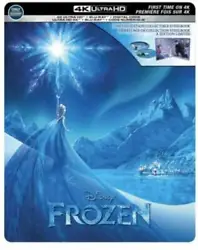 Disney Frozen 4K Ultra HD + Blu-Ray + Digital Limited Edition Steelbook Movie. New, Factory Sealed