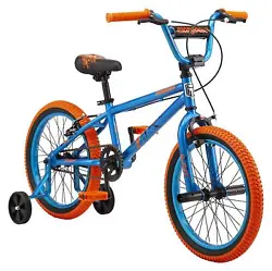 Learning to ride is rad with the Burst kids bike by Mongoose. Plus, it has both a rear coaster (pedal) brake for...