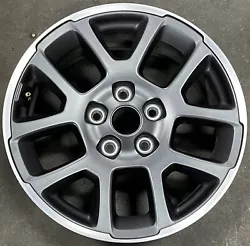 One (1) Jeep Gladiator 18 ”Dark Grey and Satin Machined Aluminum Wheel. Fits: 2018-2023 Jeep Gladiator. This wheel is...