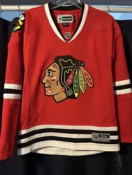 Reebok NHL Jersey Chicago Blackhawks Red Jersey Womens Small. Brand new with tags Hard to find