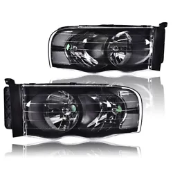02-05 Dodge Ram 1500. Title: Headlights. 03-05 Dodge Ram 2500 3500. Brings a different appearance to veichle that great...