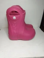 Girls Crooks Rain Boots.size 6 original