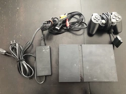Sony PlayStation 2 PS2 Slim Console Bundle OEM Controller SCPH-70012 Tested.