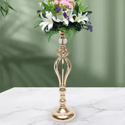 Description： Flowers Vases Gold Metal Vases for Centerpieces for Wedding Table Party, Wedding Centerpieces for...