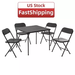 Provide all of the table space that you need in all kinds of settings with the Mainstays 5 Piece 34in Resin Plastic...