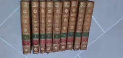 livres anciens collection 9 tomes MACHIAVEL reliure cuir.