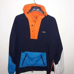 Born Fly colorblock anorak pullover jacket. Mens sz 2XL in good Used condition. See Pics!