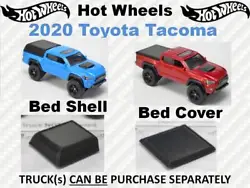 Fits Hot Wheels 2020 Toyota Tacoma Pickup. (1) Loose Hot Wheels Truck - 2020 Toyota Tacoma - Blue or Red. (1) Bed Shell...