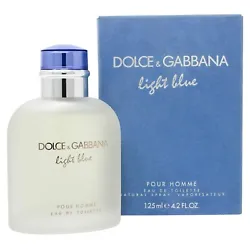 Dolce & Gabbana Light Blue Men 4.2 oz / 125 mL EDT Spray Brand New & Sealed