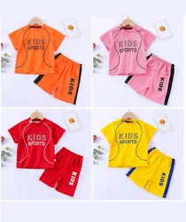 Style:Sports Outfits. Gender: Baby Grils / Baby Boys. 1 x Short Sleeve Sports Suit(T-shirt+short pants). Pants Length....