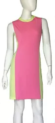 Sleeveless Colorblock Dress. Fully lined. Pink Yellow. Colorblock Dress. We will always do our best to rectify any...