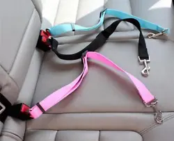 Easy clip on to harness or collar. (collar or harness not included). Dog Car Safety. 1FT TO 1.5FT Adjustable ultra...