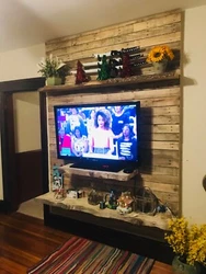 Rustic furniture tv stands. Condition is New.