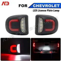 Design inspiration: We have completed this license plate light mark with a red U-shaped design, making your vehicles...