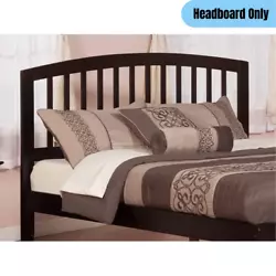 Make your bed the star of the show with the Headboard, a design that incorporates traditional styling and mission slats...