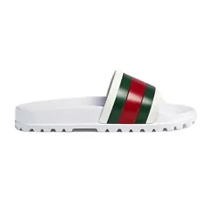 Brand new Mens Gucci rubber slides. Guaranteed authentic. Size 11
