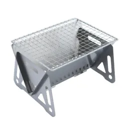 🌄Suitable Outdoors: Using For BBQ/ Cooking/ Boiling Water, Easy Disassembly and Assembly. Mini Outdoor Grill....