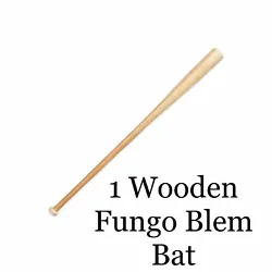 These bats would be ideal for practice and are ready to swing! The price listed is for ONE fungo bat. I will not sort...