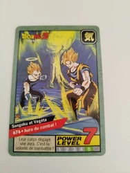 DRAGON BALL Z DBZ SUPER BATTLE POWER level CARDDASS CARD 676 version française.