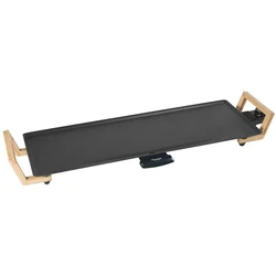 Plancha électrique 1800w 70x23cm - abp603bb - Bestron - Pour griller de façon conviviale et saine entre amis et...