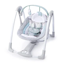 When you have places to go, the Ingenuity Abernathy Portable Swing is along for the ride. You don’t have to sacrifice...