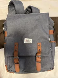 Modoker Vintage Laptop Backpack Women Men School College Backpack with USB A1.