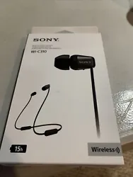 Sony WI-C310 Wireless In-Ear Headphones (Black).