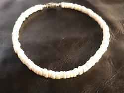 The anklets are strung with puka shells.Each anklet is fastened with a barrel clasp. Apx Length 10
