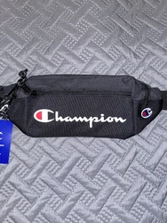 Champion Black/ Dark Grey Crossbody Fannypack supreme style Brand New!. Brand new with tags! * Polyester construction.*...