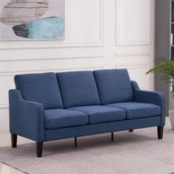 Minimalistic design with scooped armrests and solid wood legs,exuding a clean, smooth and modern feel to your room. The...