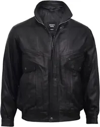 (Check out this pure biker genuine leather jacket real Lambskin this season. 100% Genuine Lambskin. 1) The size chart...