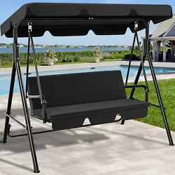 ADJUSTABLE CANOPY: The canopy can be rotated to any angle for optimal shade coverage and avoid direct sun exposure. 1 x...