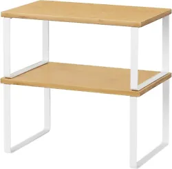 Set of 2 Spice Rack Cabinet Shelf Organizer Expandable Organization and Storage. 【Versatie Organization】The shelf...