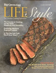 This is another one of the BIG GREEN EGG publications full of recipes and great ideas and suggestions to get the most...