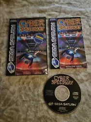 Cyber Speedway Complet Sega Saturn disc tbe fonctionne Parfaitement.