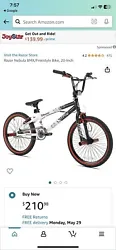 Razor Nebula BMX/Freestyle Bike, 20-Inch. Only needs New brakes