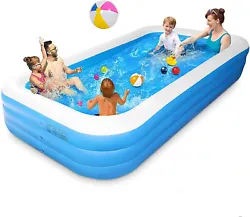 Product Type: Inflatable Swimming Pool. FAST WATER DRAIN & FOLDABLE: Inbuilt with a drain plug at the bottom of...