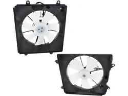 2007-2009 Honda CRV. Notes: Radiator Cooling Fan Assembly with A/C Condenser Cooling Fan Assembly 2 Piece Set. 12 Month...