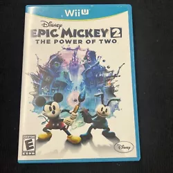 Disney Epic Mickey 2 The Power of Two for Nintendo Wii U Complete Very Good. Complete very good