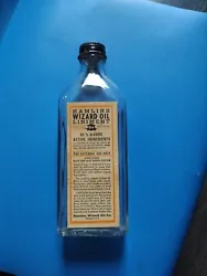 Antique Hamlins Wizard Oil Bottle. No box  bottle only vintage bottle