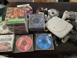 Playstation 1 Console W/ 3 Controllers And 35+ Games. All Cords and more.  Playstation doesnt spin.