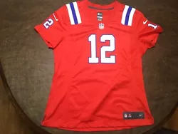 Beautiful Red Tom Brady Nike On Field Jersey In Gently Used Excellent Condition.