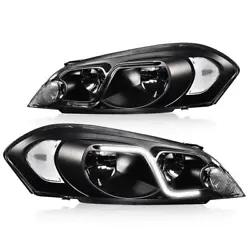 06-07 Chevy Monte Carlo 06-13 Chevy Impala. 14-16 Chevy Impala Limited. Title Headlight. 6000k White LED Running Light...