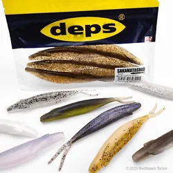 The Sakamata Shad is a high-quality, versatile soft plastic jerkbait which produces an erratic baitfish action that is...