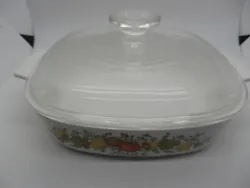 Vtg Corning Ware Spice of Life A-8-B LEchalote 8 x 8 x 1 3/4