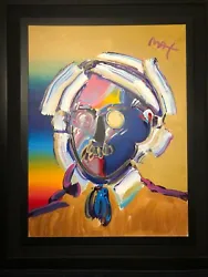 Acrylic paint on Canvas - Hand signed by the artist and includes a Certificate of Authenticity from Peter Max Studio in...